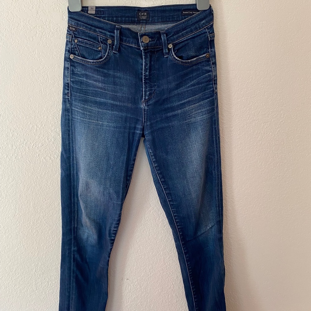 Citizens of Humanity Rocket Crop High Rise Skinny Jeans